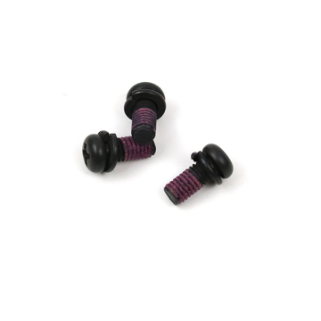 Black Oxide Plated SEMS Screws with Nylon Patch