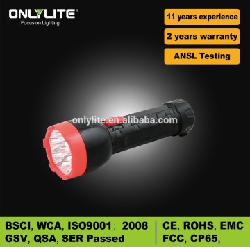 Ningbo supplier competitive price plastic flashlight