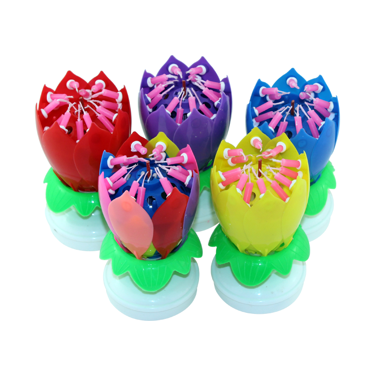 カラフルな音楽の誕生日のろう colorful musical birthday candle