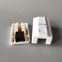 unshielded CAT5E single port surface mount box
