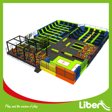 Kids Large Exercise Inside Trampoline Park