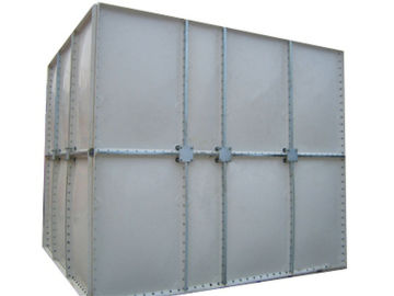 Large Industrial Sectional Water Storage Tanks Rectangular / Squre , Grp Sectional Smc Tank