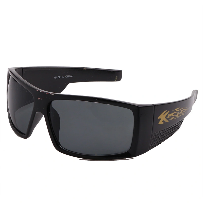 2020 Wrapped Black UV400 Sports Sunglasses