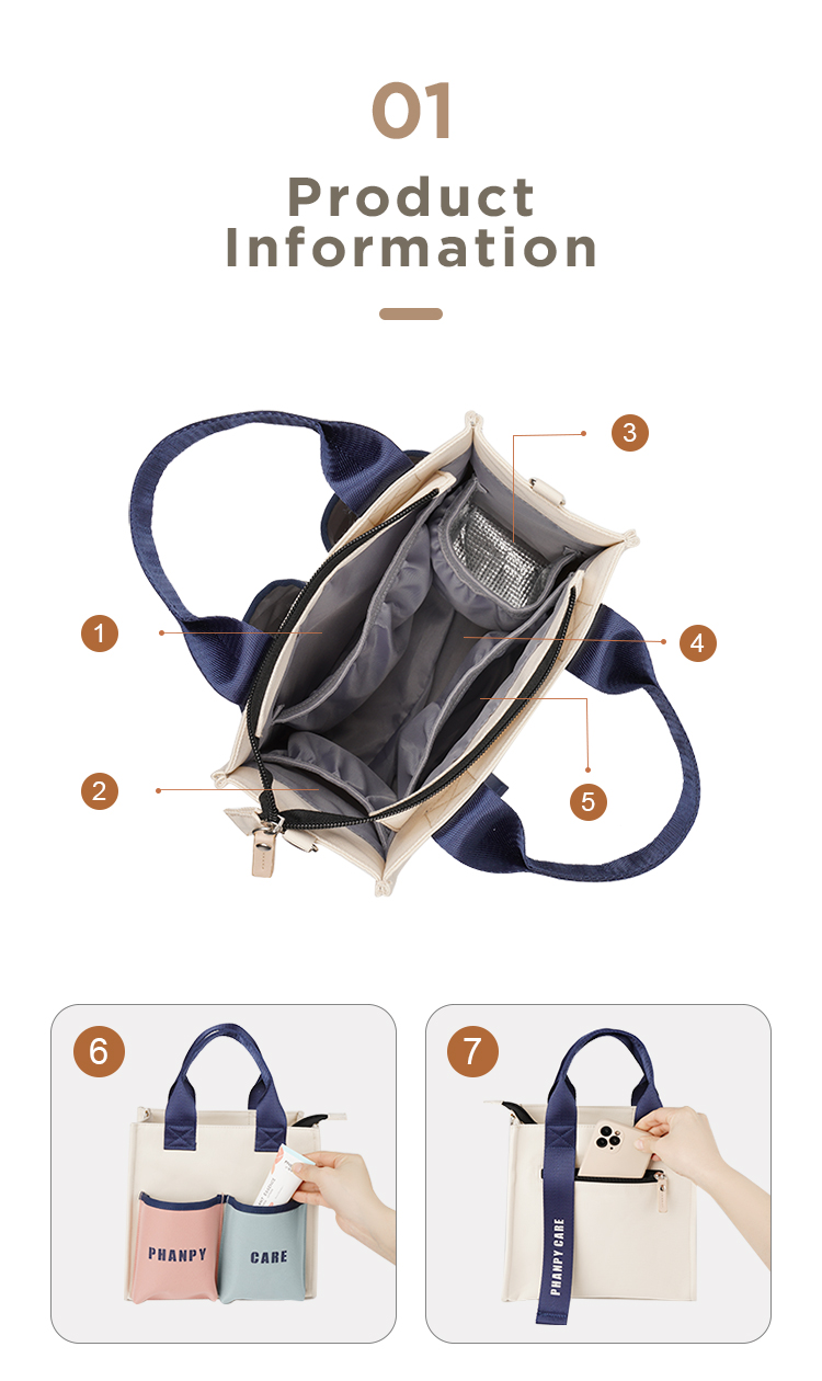 Meilleurs matériaux petit sac à langer imperméable bébés maman organisateur d'épaule bébé fourre-tout maman sacs de voyage conception