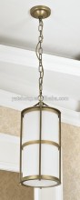CE approved black lampshade copper pendant light