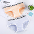 Algodão de mulheres calcinha de renda feminina boyshorts calcinha