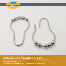 Easy use stainless steel silver curtain ring