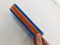 Étui à crayon à grande capacité à zipper en métal en métal