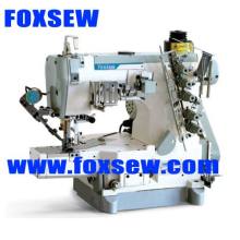 Cylinder Bed Interlock Sewing Machine with Top and Buttom Th