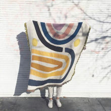 Customizable Wholesale Woven Blankets: Cotton & Polyester Jacquard Throws for Bohemian Room Décor