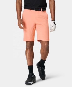 Custom Men's Golf Apparel: Classic Fit Stretch Shorts & Embroidered Logo Golf Shoes