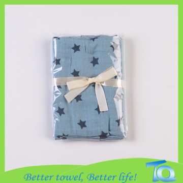 Bamboo Organic Muslin Blanket/ Swaddle Wrap