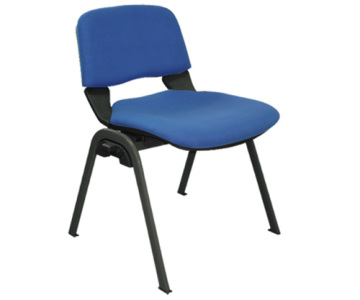 fabric upholstered chair comfortable cushion stack chair with foam padding visitor side chair 