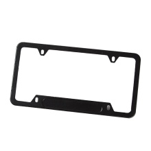 US Standard Black Aluminum Custom License Plate Frame