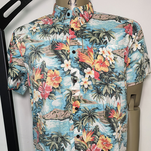 Camicia casual in cotone delle Hawaii Mens
