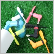 Cheap Mini USB Power Bank Fan 180 Degree Rotation USB Computer Fan for Gifts