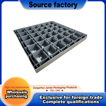 Plastic hollow sheet partition