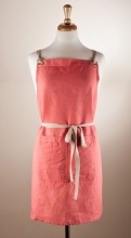 High quality linen kitchen apron for women