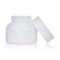 Cosmetic skincare white porcelain bottle custom cream bottle