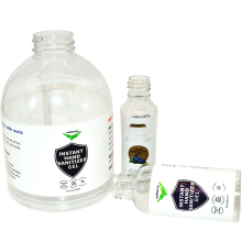 Custom printing vinyl bottle adhesive labels clear sticker