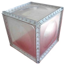 Stainless steel water tank to store irrigation water