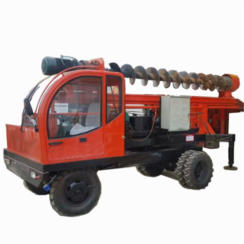 truck mounted pile driver foundation drilling rig machine