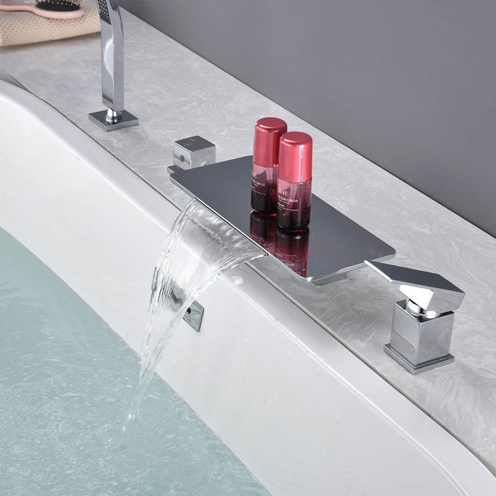 Deck mount bathtub faucet 1727cp 3