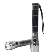 Superior Aluminum Solar LED Hand Lamp: Rechargeable and Battery-Powered Flashlight