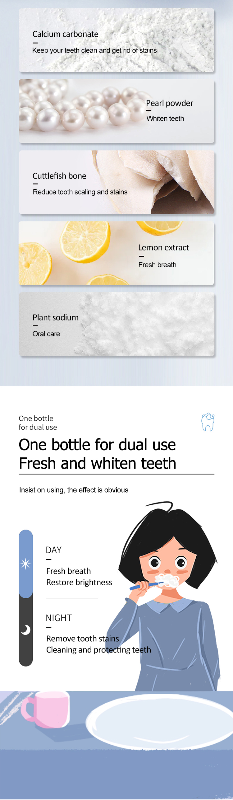Fresh Breath Tooth Whitening Powder