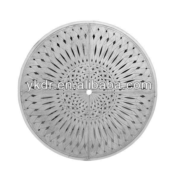 Wholesale aluminum sand casting easily Assembled cast fence aluminum post cap foundry for sale