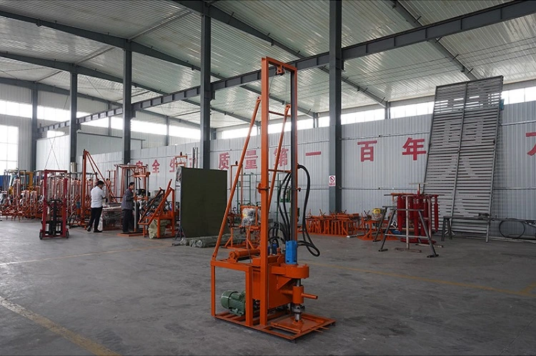 100m Deep Electric Folded Water Well Drilling Rig Machine