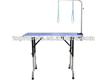 height adjustable folding pet grooming table