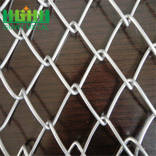 Berlian Lubang Ukuran Logam Stadium Chain Link Fence