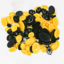 Plastic Oval Safety Eyes and Nose for Plush Doll Teddy Bear DIY Craft Accessories