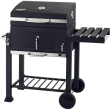 Backyard Charcoal Grill with adjustable tray