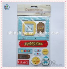 Hand made chipboard sticker for scrapbooking , scrapbooking collection