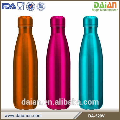 Custom logo dual-wall swell vacuum water bottle