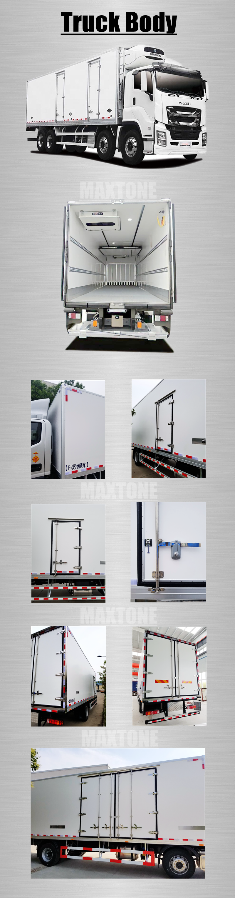10m Refrigerated Truck Body For Meat