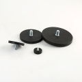 D22 D43 D66 D88 Rubber coated pot magnet with Screw Threaded