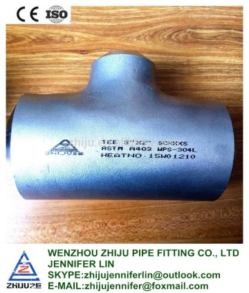 Pipe Fittings Tee Reducing Tee High Pressure Y Pipe Fitting Tee