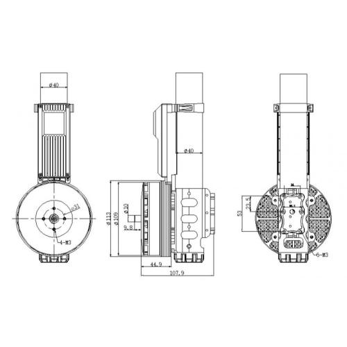 M10 Motor dla dużych dronów rolniczych / przemysłowych