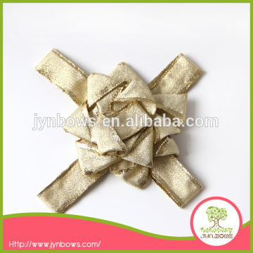 ribbon bow with elastic loop,packing bow with elastic band