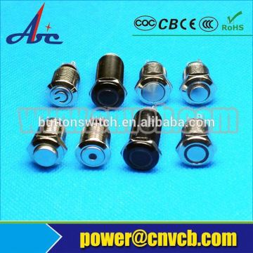 28mm Led Push Button Switch, ring illuminated Light Push Button Switch, Flat Type Push Button Switch