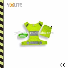 High Visibility Reflective Running Vest with LED Armband for Cycling