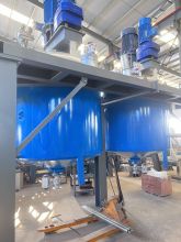 Stainless steel liquid pigment mixing tank