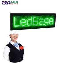 USB Programmable Wearable LED Name Badge with Scrolling Message