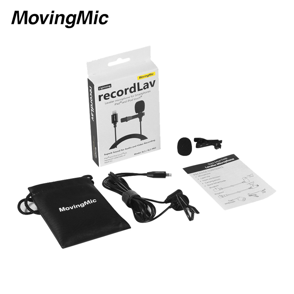 Factory Custom Lavalier Condenser Smart Microphone For Iphone Recording