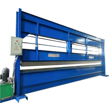 Hydraulic metal sheet roll bending machine