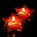 Forma de estrela Tealight vela colorida perfumada adorável presente romântico