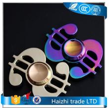 metal spiral spinner rainbow fidget spinner dollar shape fidget spinner